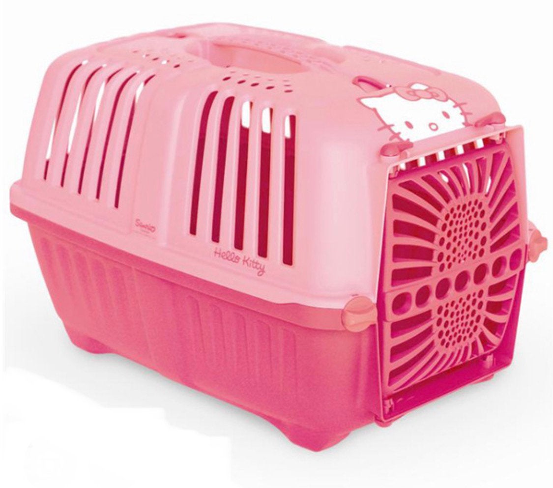 Prachtige roze Hello Kitty reismand voor huisdier, Ophalen, Zo goed als nieuw