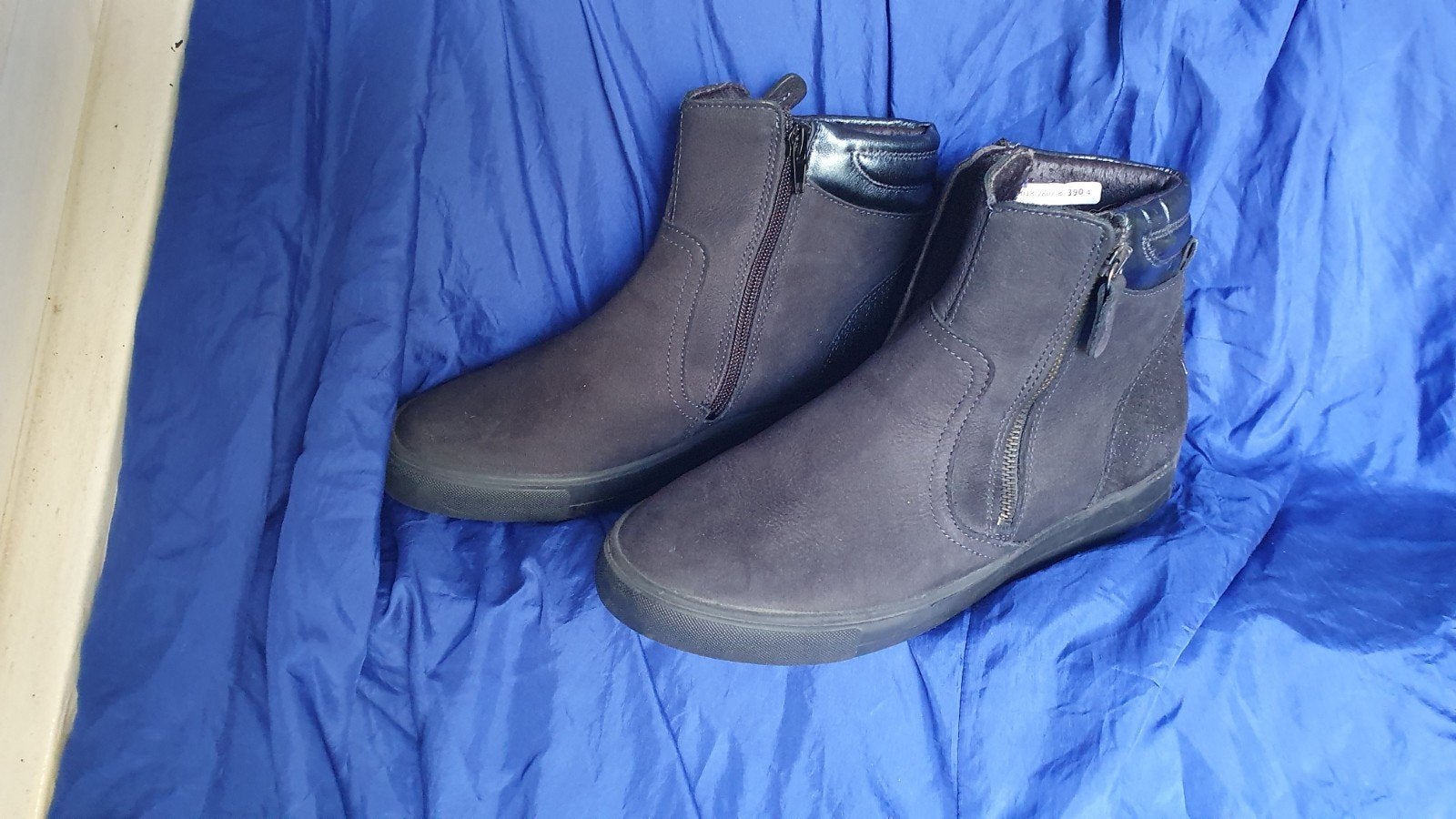 Hush Puppies Enkellaarzen - Maat 39, Ophalen, Zo goed als nieuw, Blauw