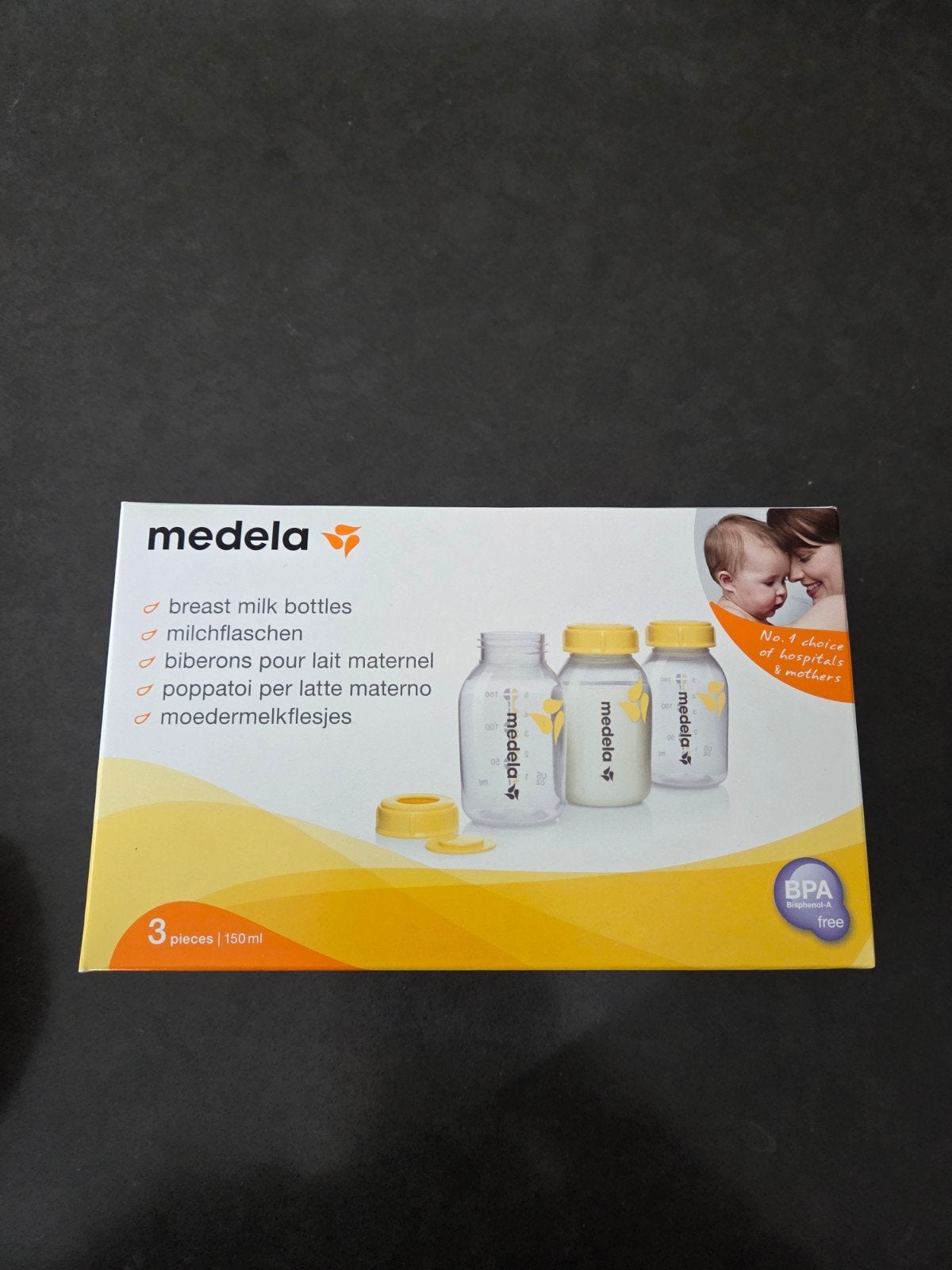 Medela moedermelk bewaarflessen 3x 150ml BPA-vrij, Kinderen en Baby's, Medela, Nieuw, Ophalen of Verzenden, Babyfles