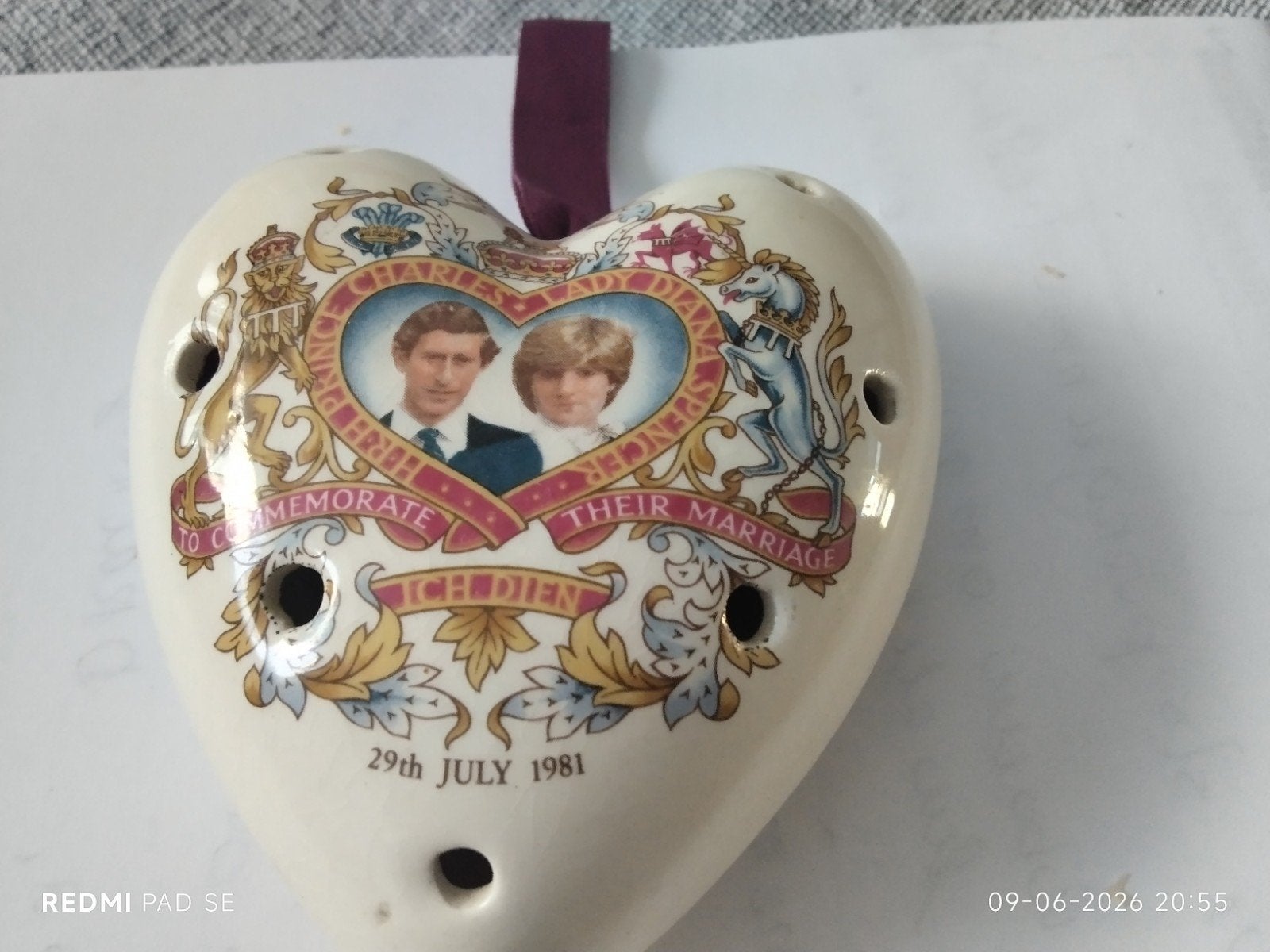 Charles & Diana Huwelijk geurhart  1981, Verzamelen, Koninklijk Huis en Royalty, Ophalen of Verzenden