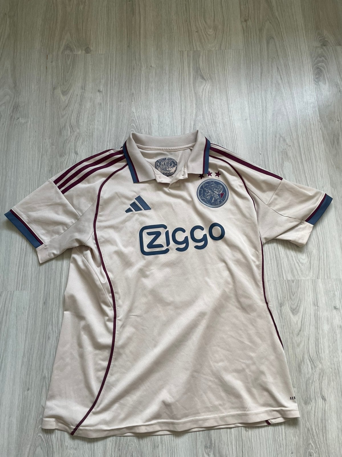Ajax derde shirt officieel Fitz Jim 2025-2026 maat L, Maat L, Ophalen of Verzenden, Zo goed als nieuw, Shirt