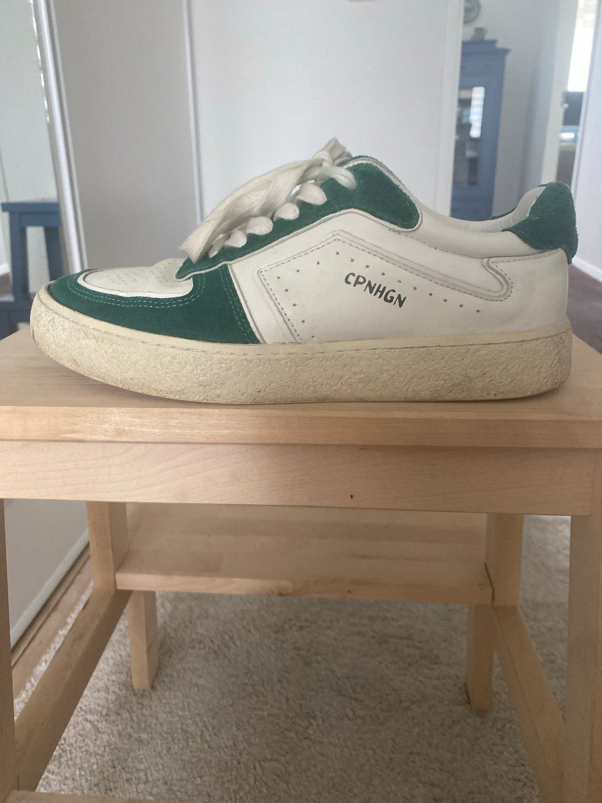 Copenhagen CPH40 sneakers groen/wit, Ophalen of Verzenden, Gedragen, Groen, Sneakers of Gympen