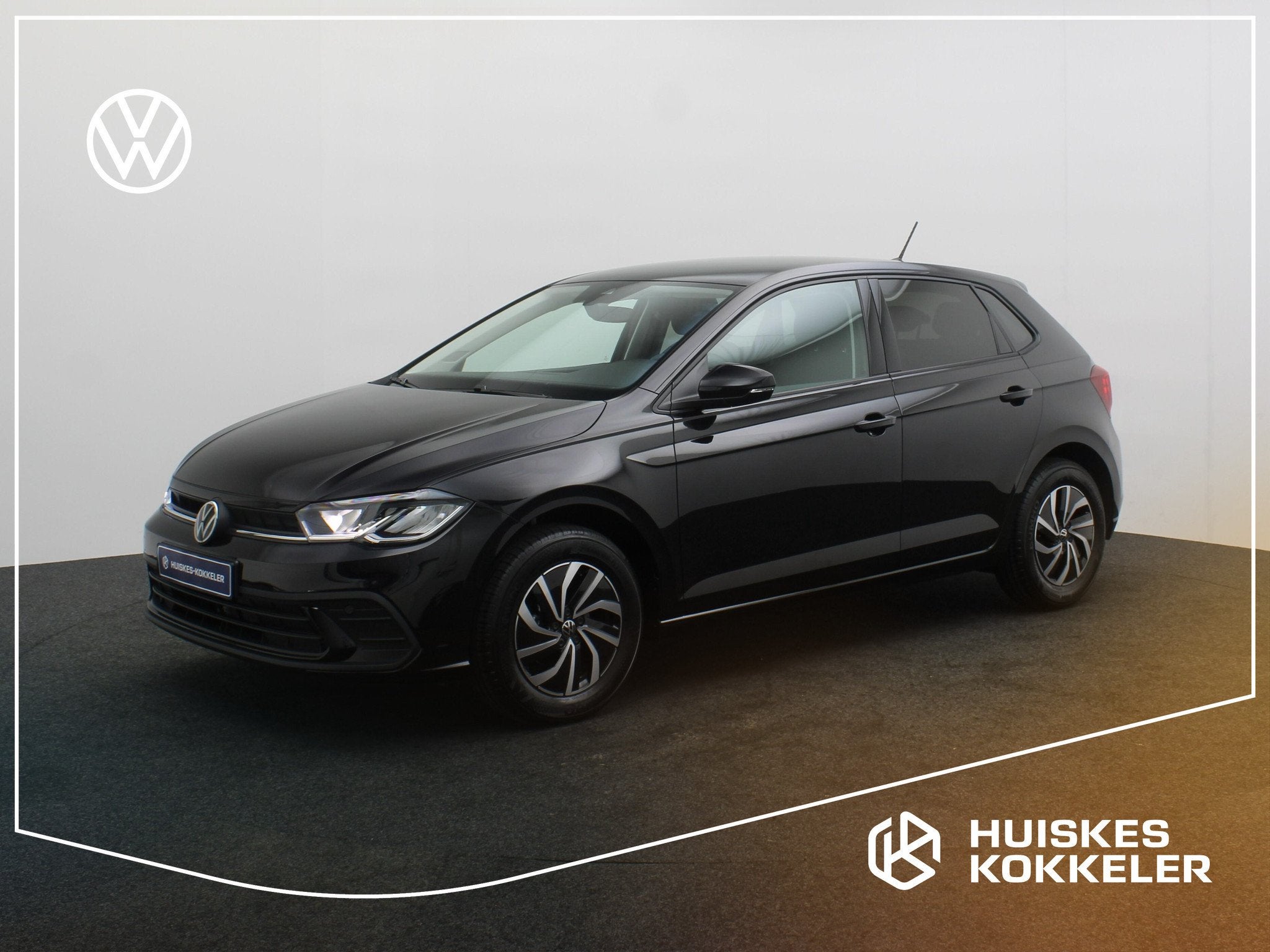 Volkswagen Polo, Auto's, Voorwielaandrijving, Euro 6, Zwart, Bedrijf
