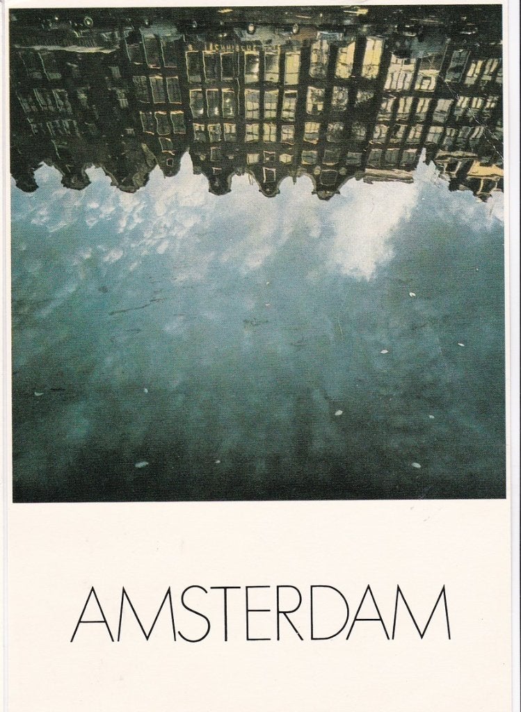 Amsterdam - foto Paul Huf 1959 /reflectie Prinsengracht., Ophalen, 1960 tot 1980, Gelopen, Cultuur en Media