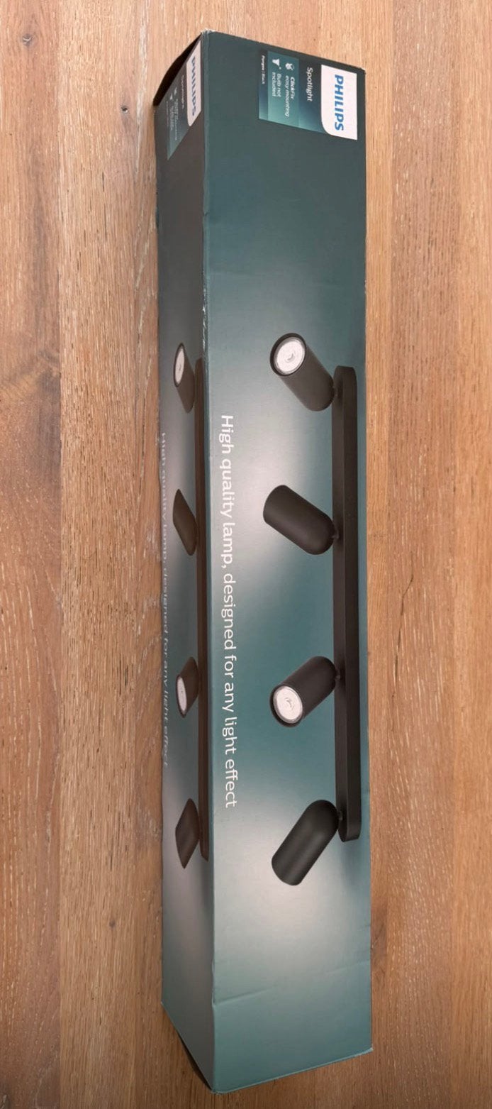 Philips Pongee opbouwspot 4 lichten NIEUW, Ophalen, Nieuw, Philips, Dimbaar