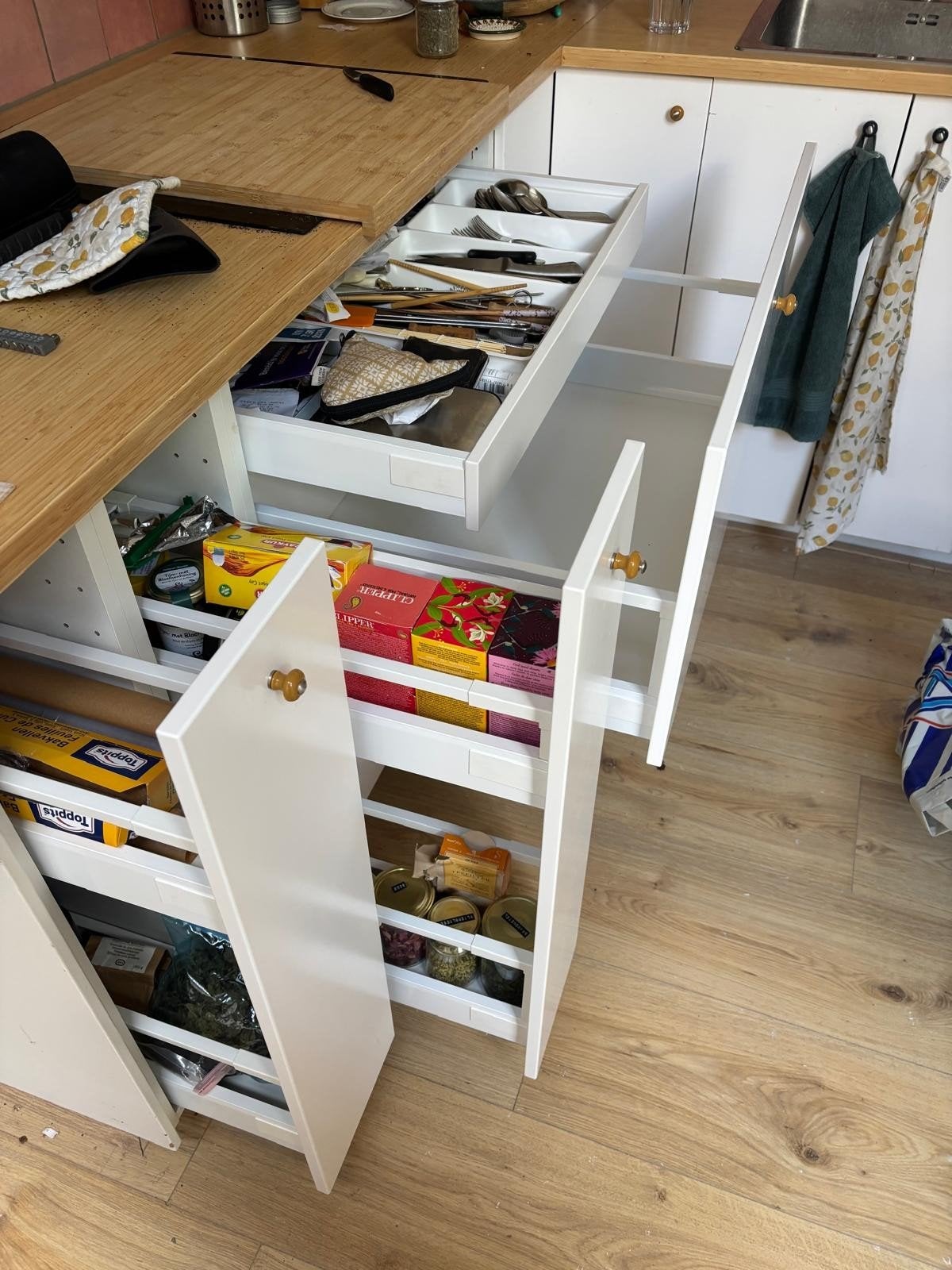 3 ikea keuken onderkasten (Metod), Ophalen, Wit, Zo goed als nieuw, Minder dan 100 cm