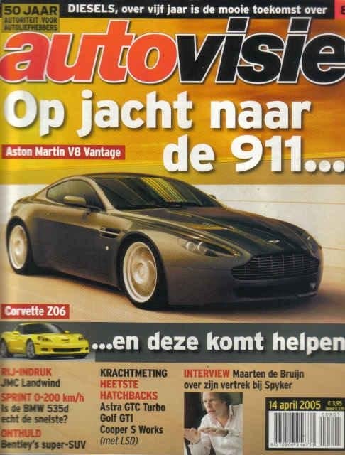 Autovisie 8 2005 : Opel Astra GTC 2.0 T - Mini Coooper Works, Ophalen of Verzenden, Gelezen, Algemeen