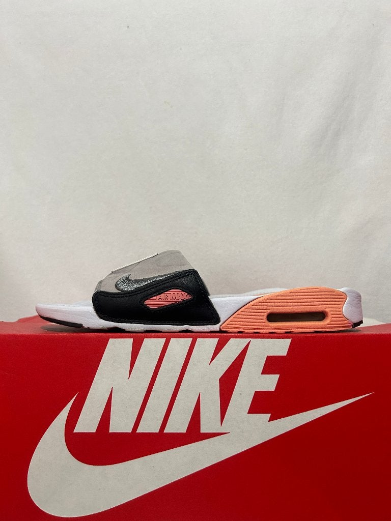 ALS NIEUW! Maat 40,5 - Nike Air Max 90 Slide White Rose Grey, Slippers, Overige kleuren, Verzenden, Nike