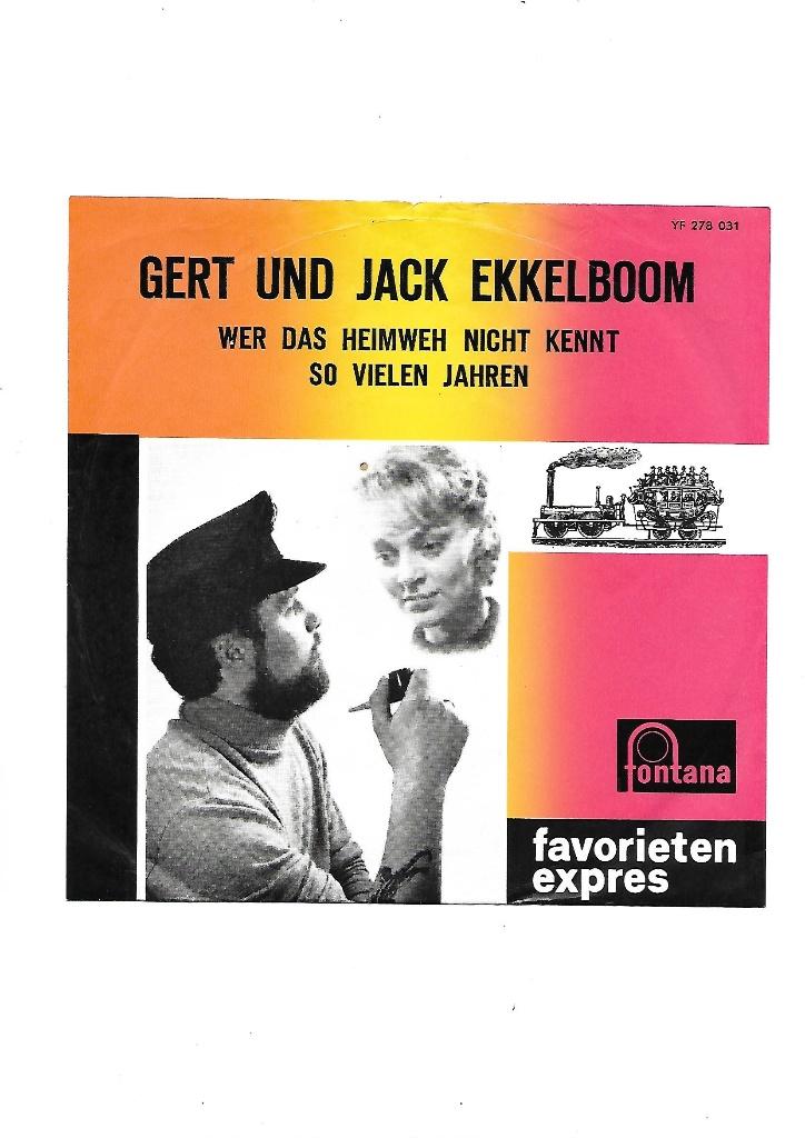 Gert Und Jack Ekkelboom* – Wer Das Heimweh Nicht Kennt 1964, 7 inch, Ophalen of Verzenden, Zo goed als nieuw, Levenslied of Smartlap
