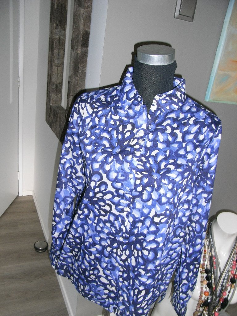 MARC O'POLO blauw/wit blouse lange mouw mt 36, NIEUW!, Kleding | Dames, Blauw, Ophalen of Verzenden, Zo goed als nieuw, Marc O'Polo