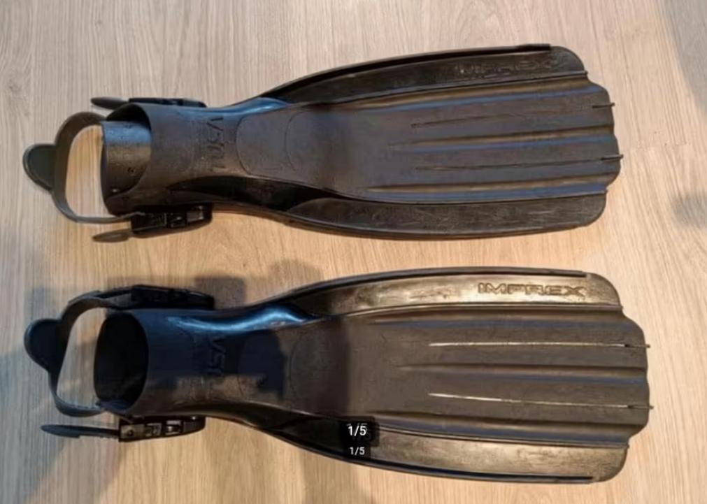 Tusa Imprex buitenvinnen maat L/XL zwemvliezen, Watersport en Boten, Duiken, Zwem- of Duikvliezen, Gebruikt, Ophalen of Verzenden
