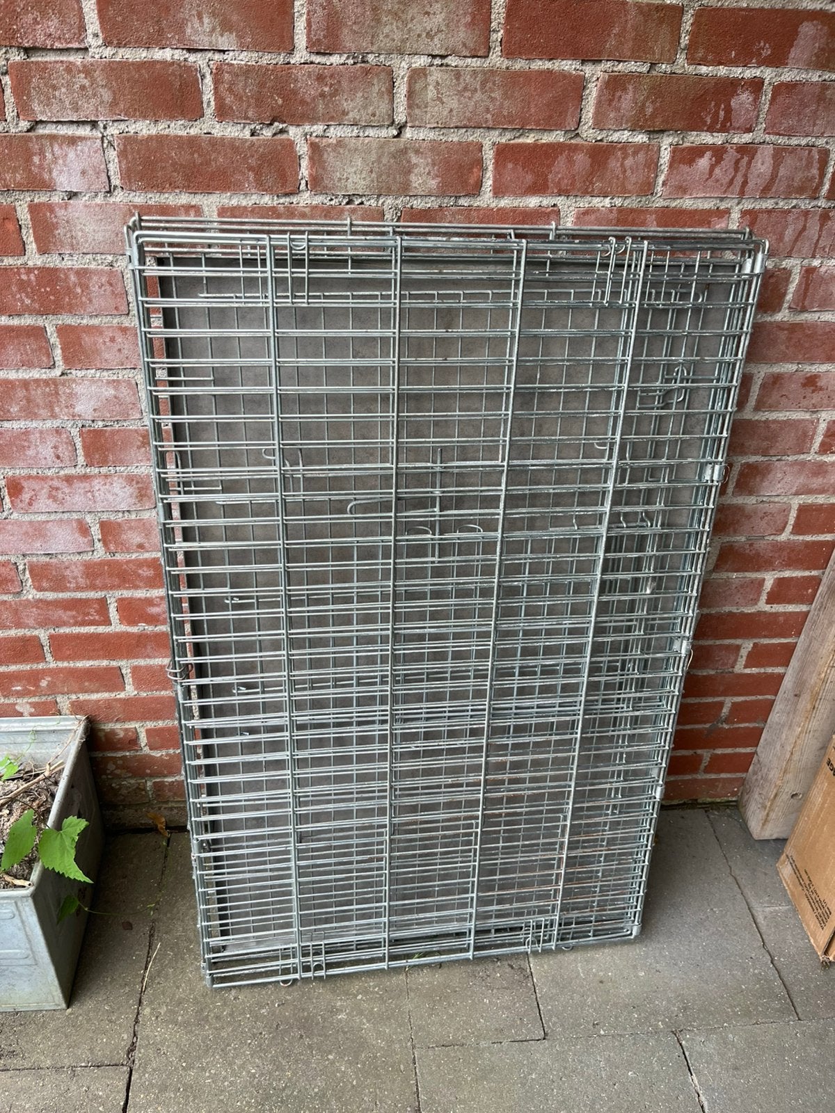Honden bench (staal constructie), Dieren en Toebehoren, Ophalen of Verzenden, Zo goed als nieuw, 75 tot 110 cm, Minder dan 65 cm