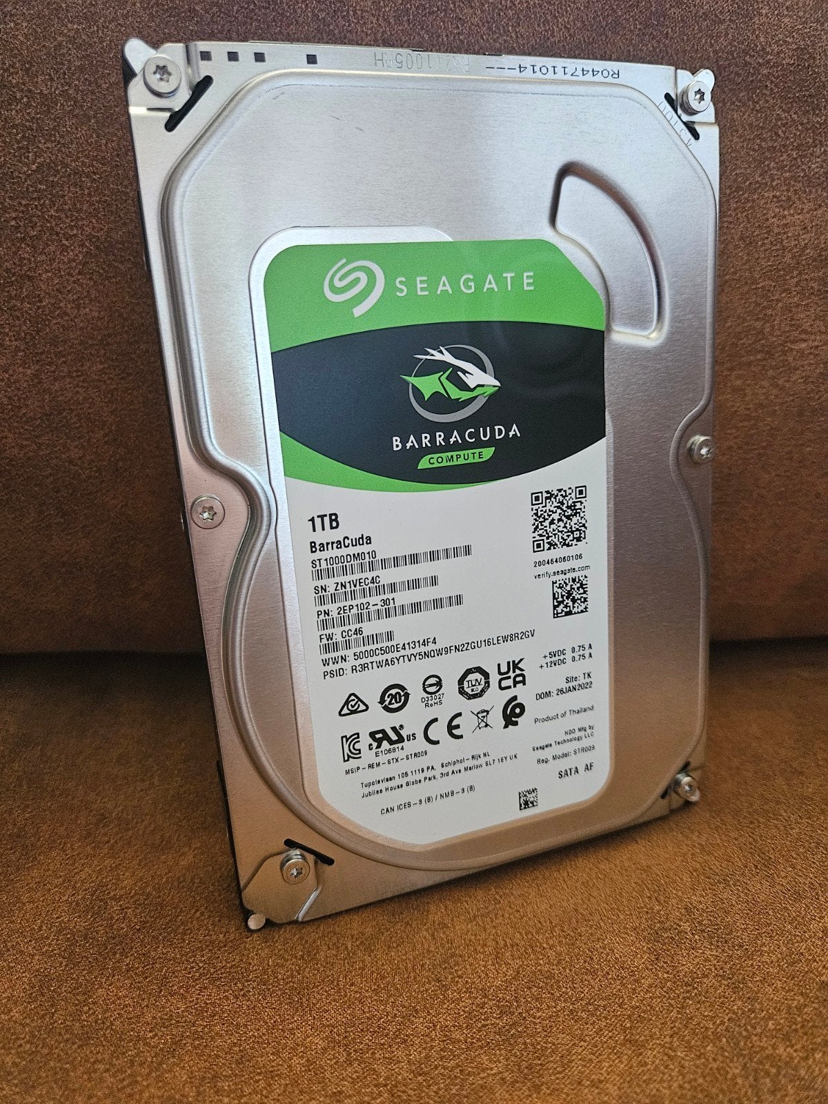 Seagate Barracuda 1TB HDD - SATA - Goede Conditie, Intern, Gebruikt, Ophalen of Verzenden, 1TB