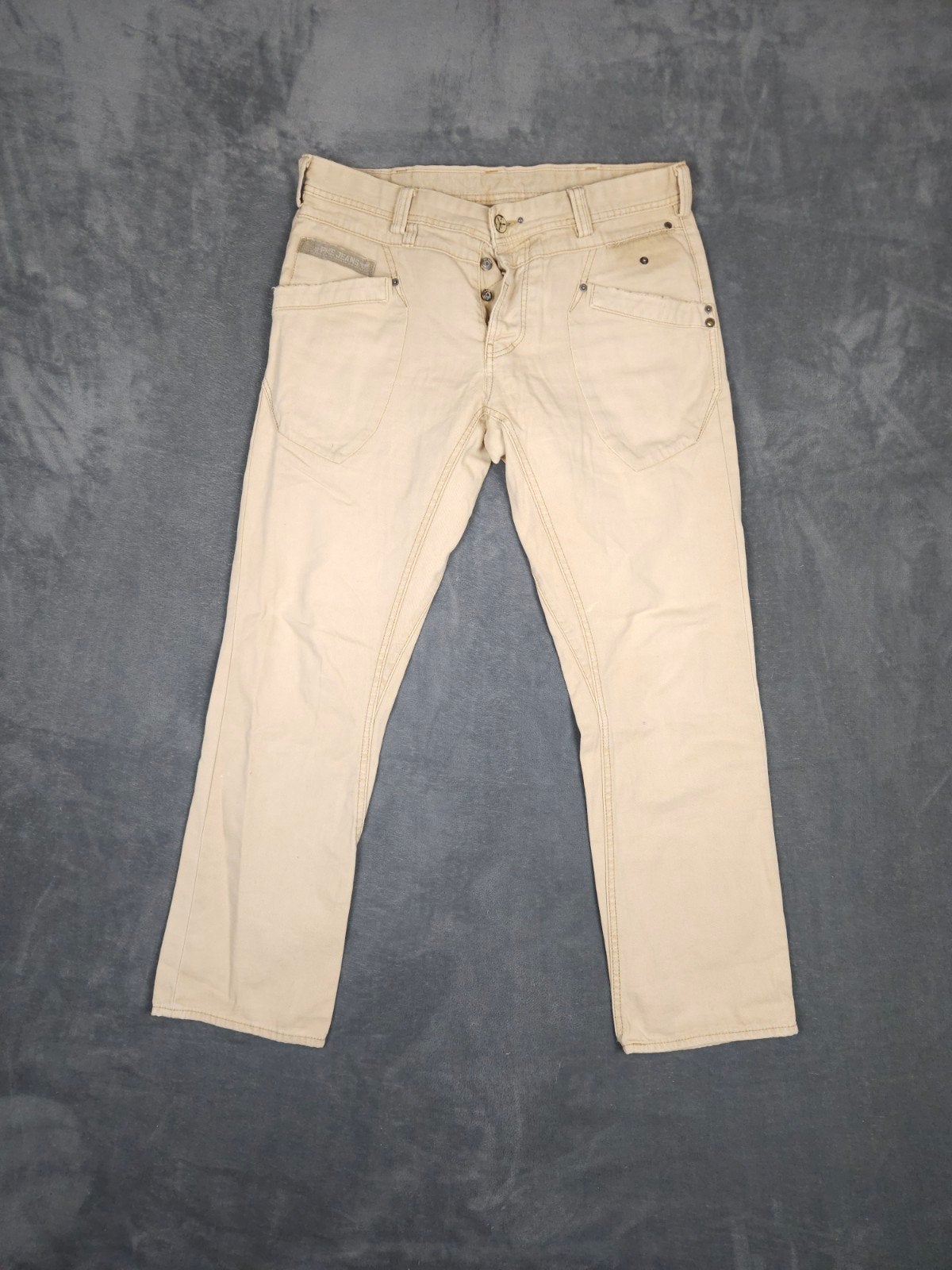 Pme Legend Broek W34 L32 Beige Jeans Pall Mall., Kleding | Heren, Overige kleuren, ., Ophalen of Verzenden, .