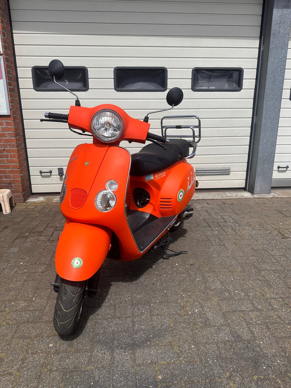 Oranje Iica Scooter | ZGAN | 2829km, Zo goed als nieuw, Benzine, Ophalen, Overige merken