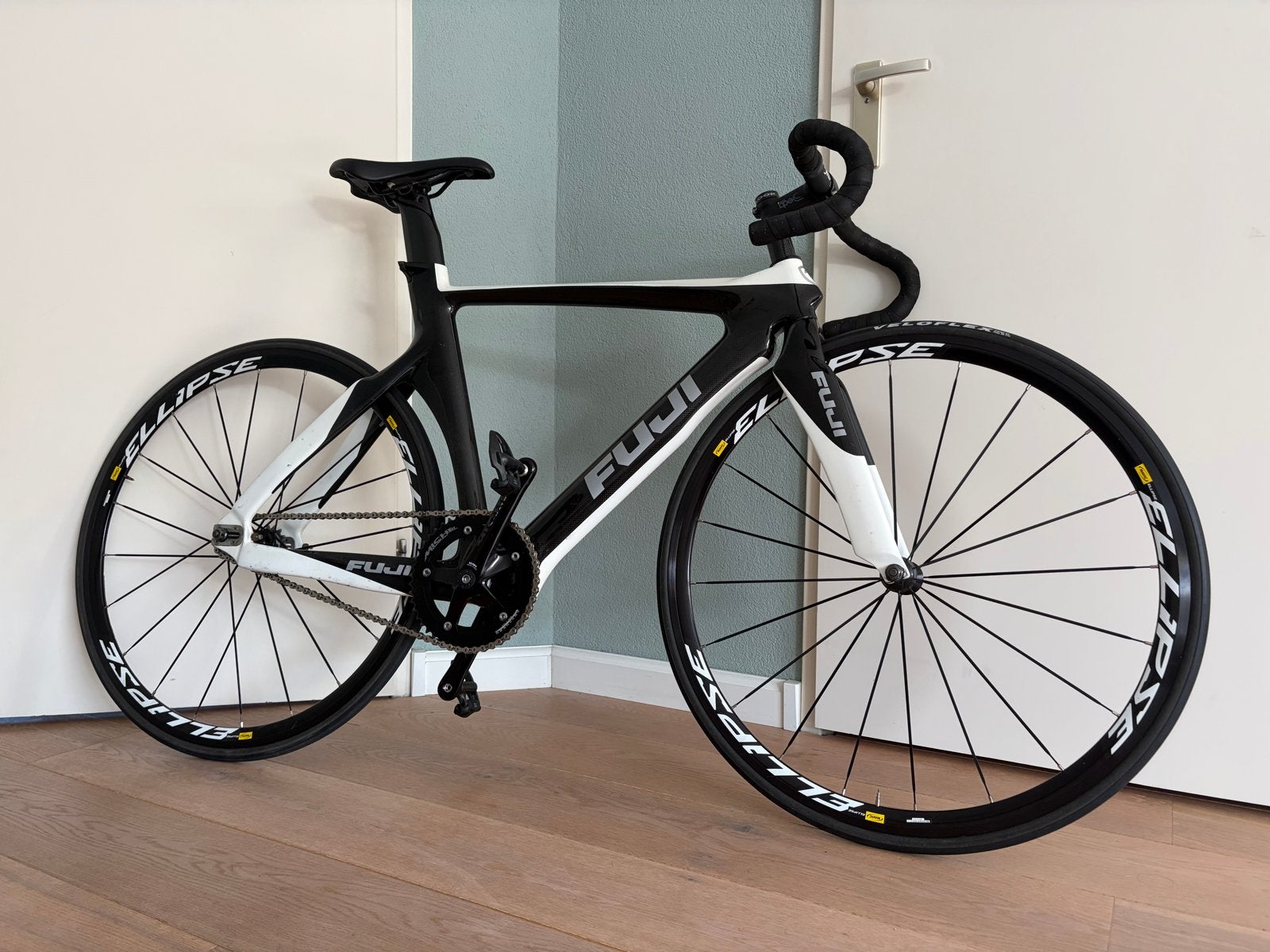 Fuji Track Elite baanfiets - Carbon, Fietsen en Brommers, Fietsen | Racefietsen, Carbon, 49 tot 53 cm, Zo goed als nieuw, Ophalen