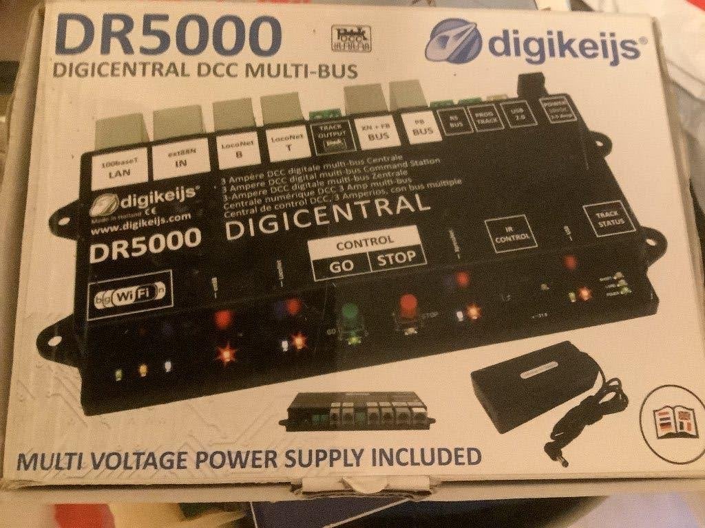 Digikeijs DR5000 Digicentral DCC Multi-Bus, Overige merken, Wisselstroom, Overige typen, Ophalen of Verzenden