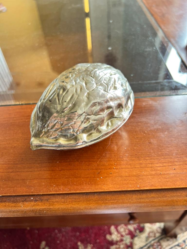 Vintage walnoot notenkraker, Ophalen of Verzenden, Zilver