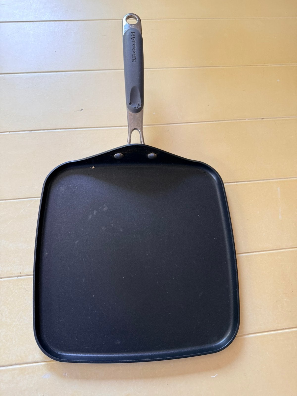 Kitchenaid Griddle of pannekoekenpan mt 28 cm nonstick zgan, Ophalen, Koekenpan, Aluminium, Zo goed als nieuw