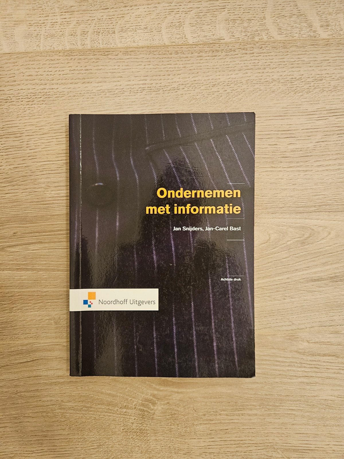 Ondernemen met informatie 8ste druk, Zo goed als nieuw, Jan Snijders, Jan-Carel Bast, Alpha, HBO