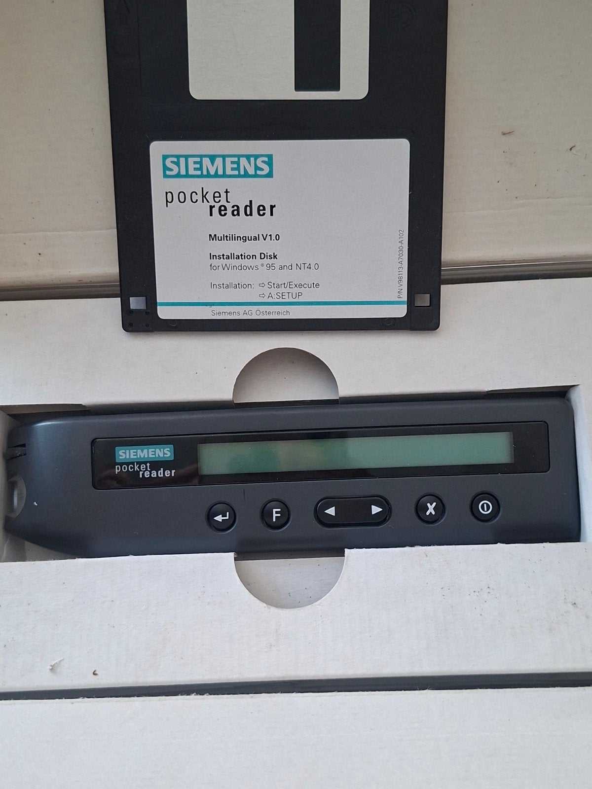 Siemens Pocket Reader met installatiediskette, Computers en Software, Overige Computers en Software, Ophalen of Verzenden, Gebruikt