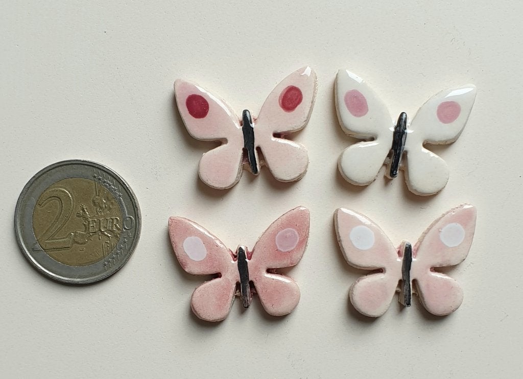 Mozaïek steentjes handgemaakte keramiek vlinders, K6, Verzenden, Handgemaakt, Dieren, Nieuw