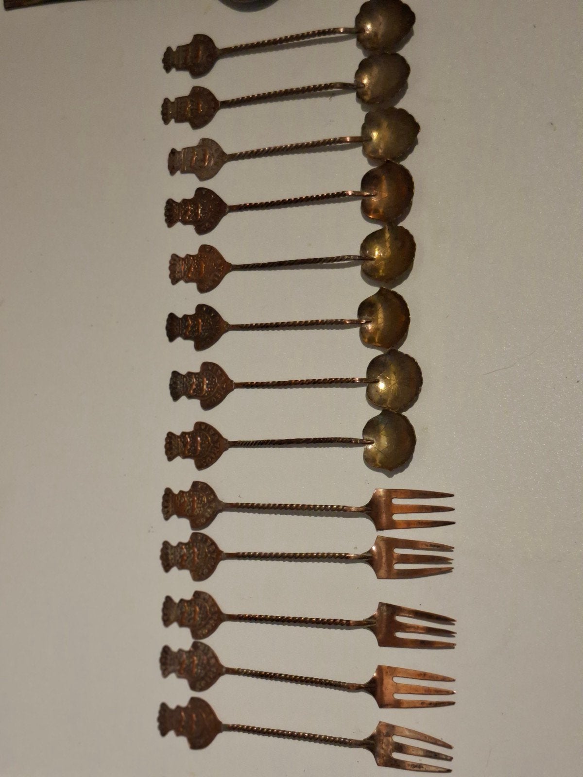 Te Koop: Antieke lepeltjes & vorkjes., Ophalen of Verzenden