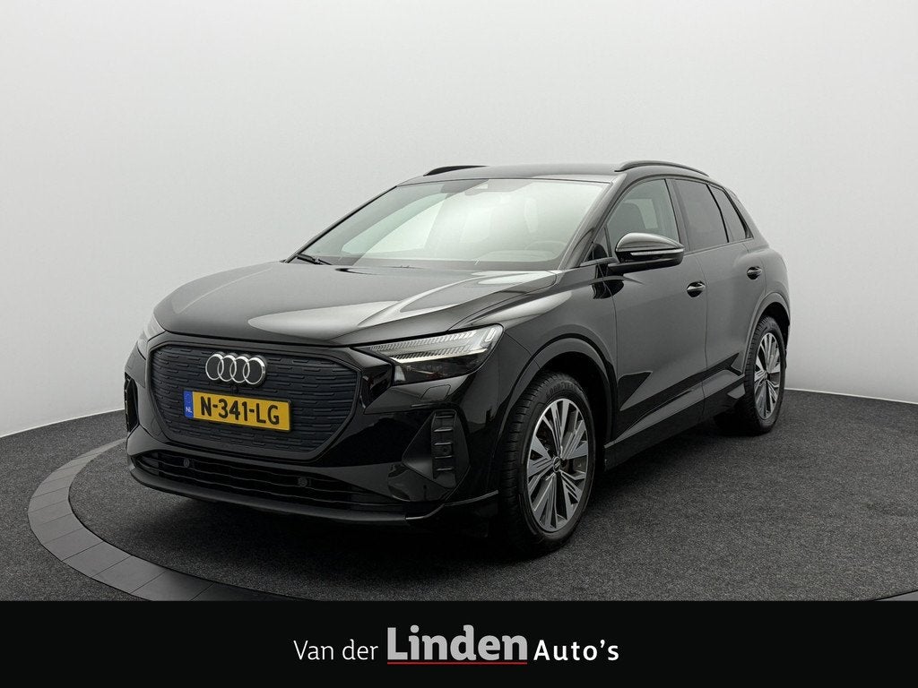 Audi Q4 e-tron 40 Launch edition Advanced 77 kWh SOH 90,9% |, Gebruikt, Zwart, Origineel Nederlands, 420 min