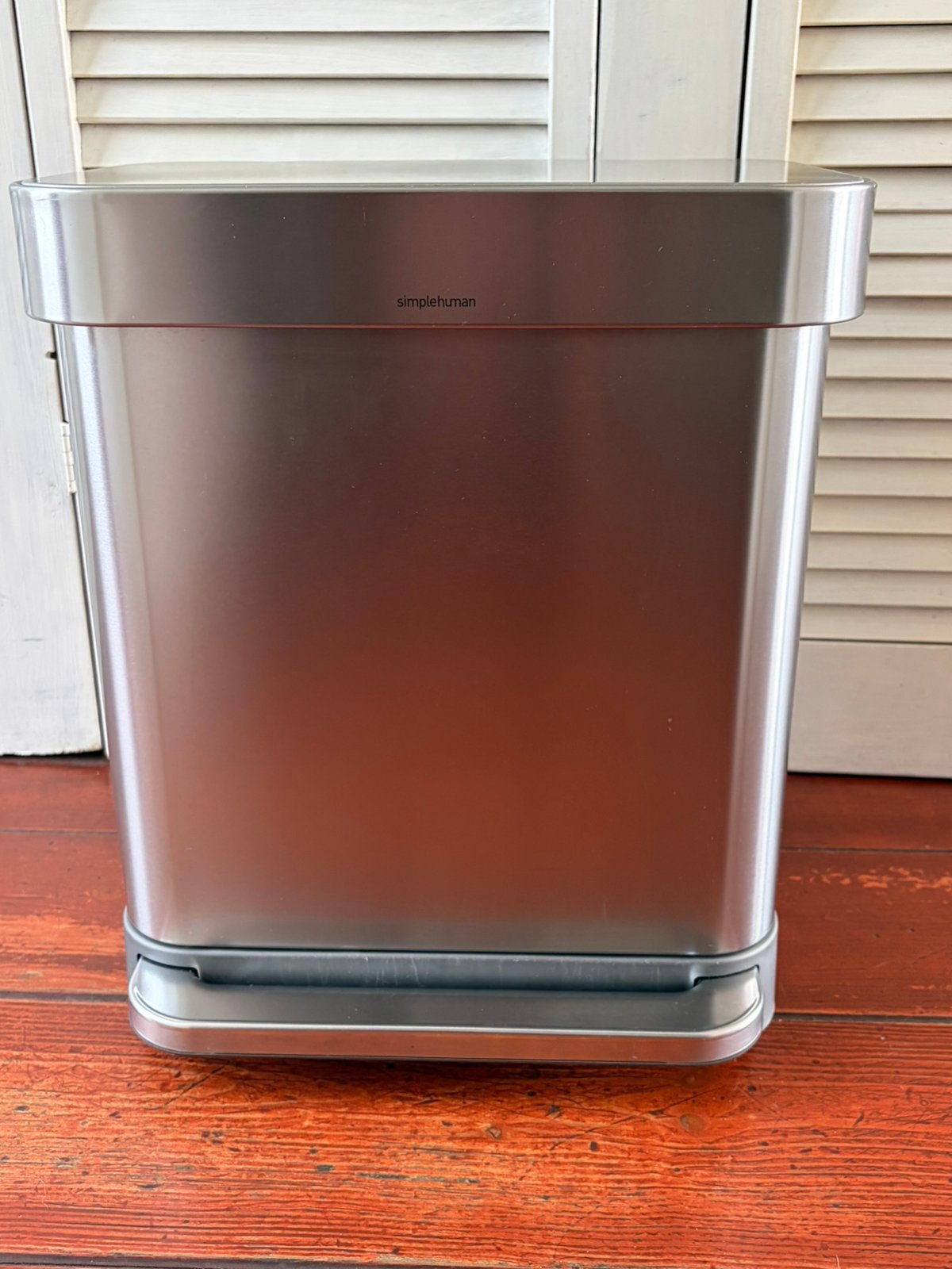 Simplehuman rvs pedaalemmer 30 liter incl. zakken, Ophalen, Zo goed als nieuw
