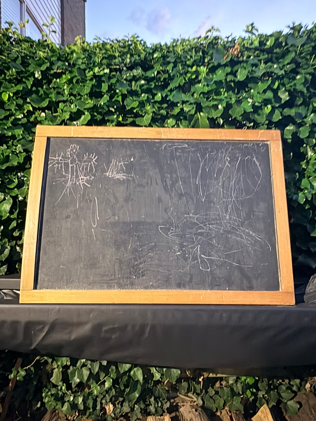 Oud orgineel schoolbord, merk Marko, Ophalen, Gebruikt, Krijtbord