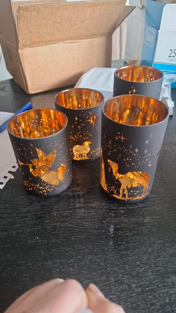 Kerst windlichten, Diversen, Kerst, Ophalen of Verzenden