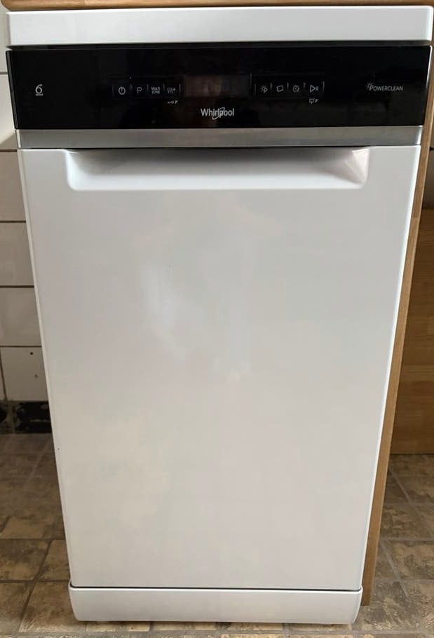 Whirlpool vaatwasser - 4,5 maand oud. Nauwelijks gebruikt., Ophalen, Minder dan 85 cm, Zo goed als nieuw, 45 tot 60 cm