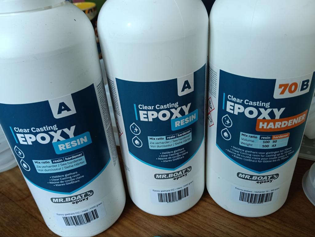 Epoxyhars en diverse mallen voor creatieve projecten, Ophalen of Verzenden, Zo goed als nieuw, Kunststof, Herbruikbaar
