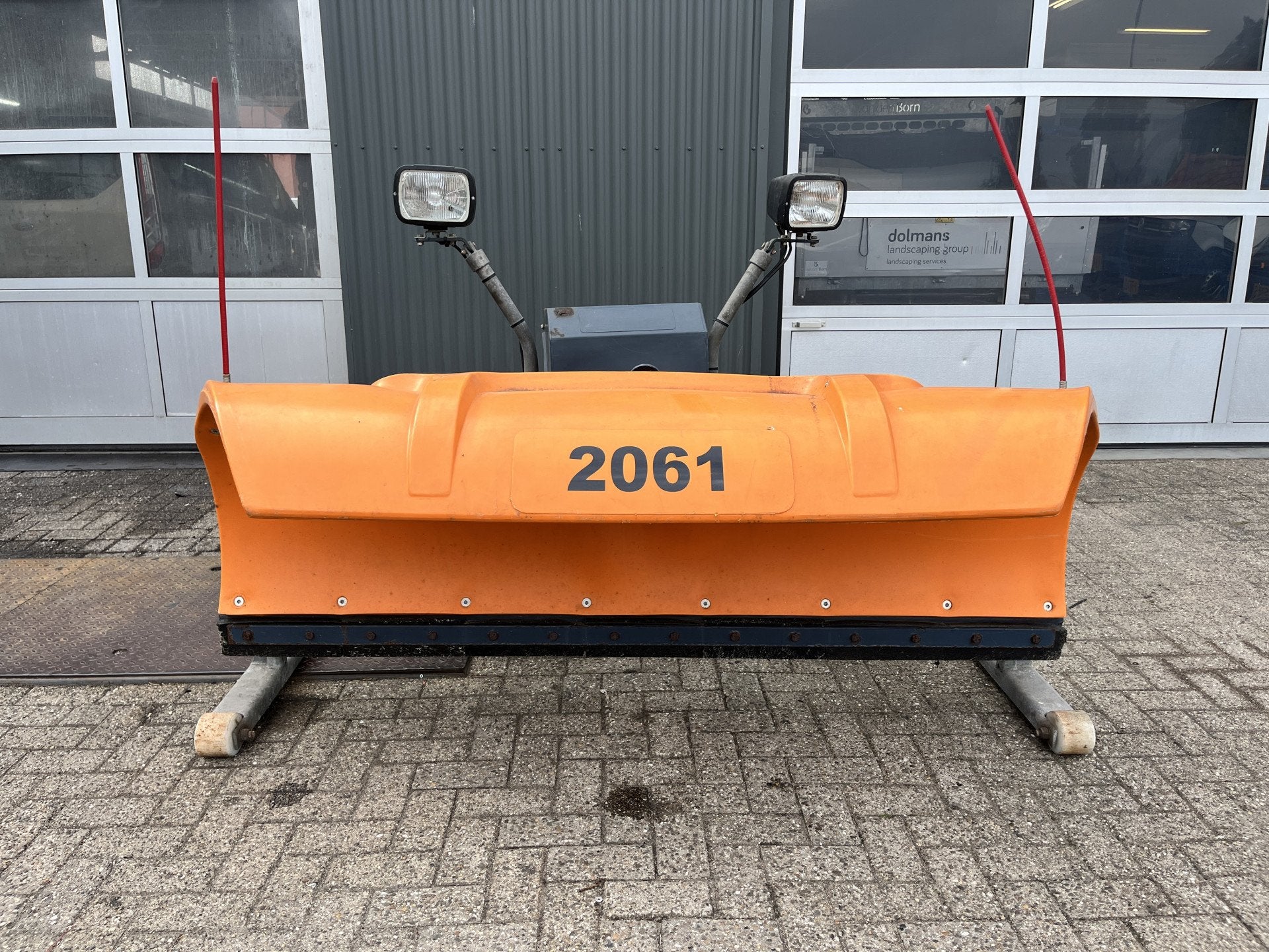 NIDO SNK180 Sneeuwploeg Sneeuwschuif SNK180 Werklampen Pomp