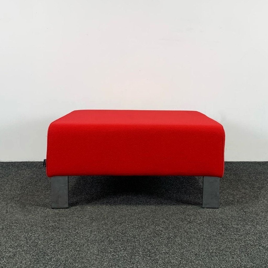 Lensvelt Hocker - Rood (a), Ophalen, Rood, Stof, Twee