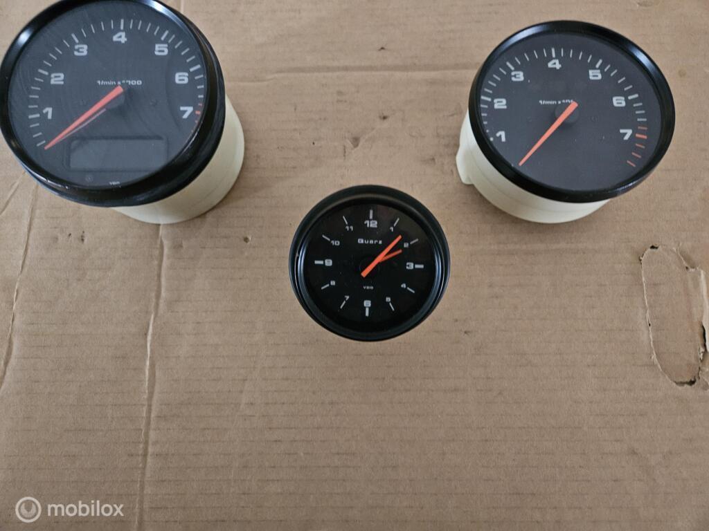 Tijdklok /Toerenteller/Boardcomputer Porsche 964, Gebruikt, Porsche, Ophalen of Verzenden, Porsche