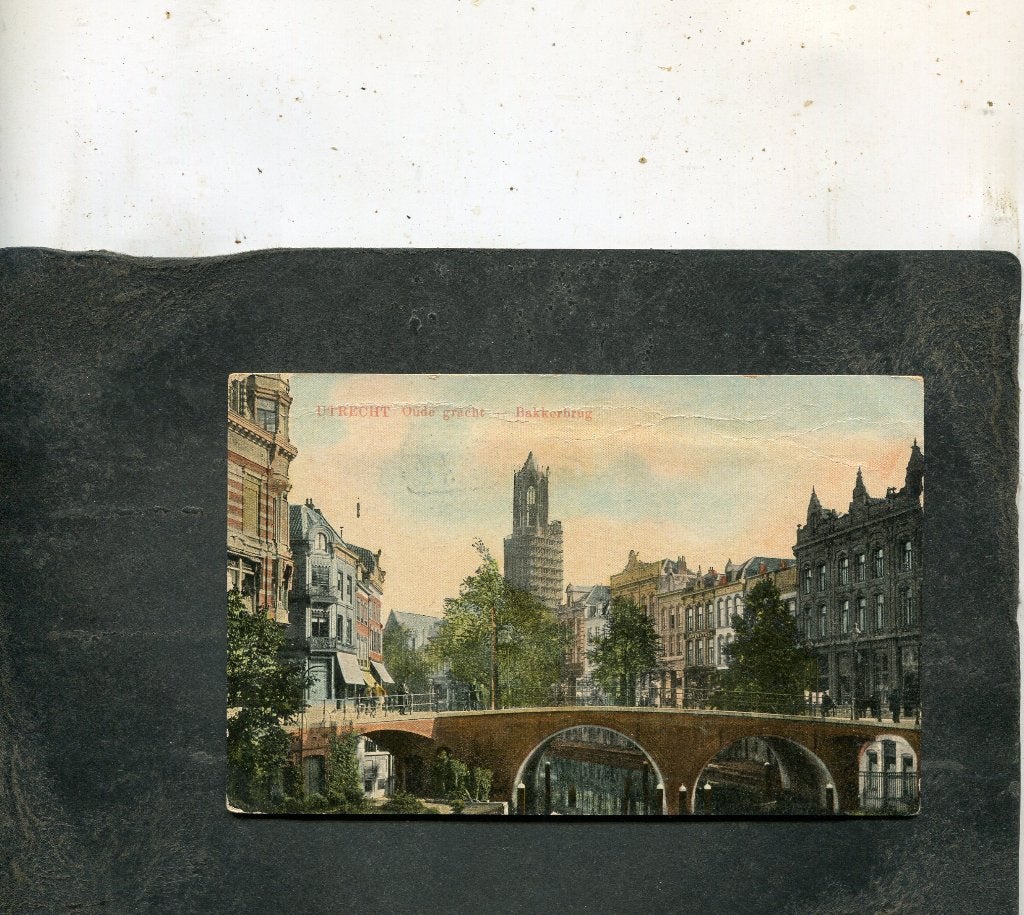 Ansicht Utrecht - Oude Gracht, Bakkerbrug, Verzenden, Voor 1920, Gelopen, Utrecht