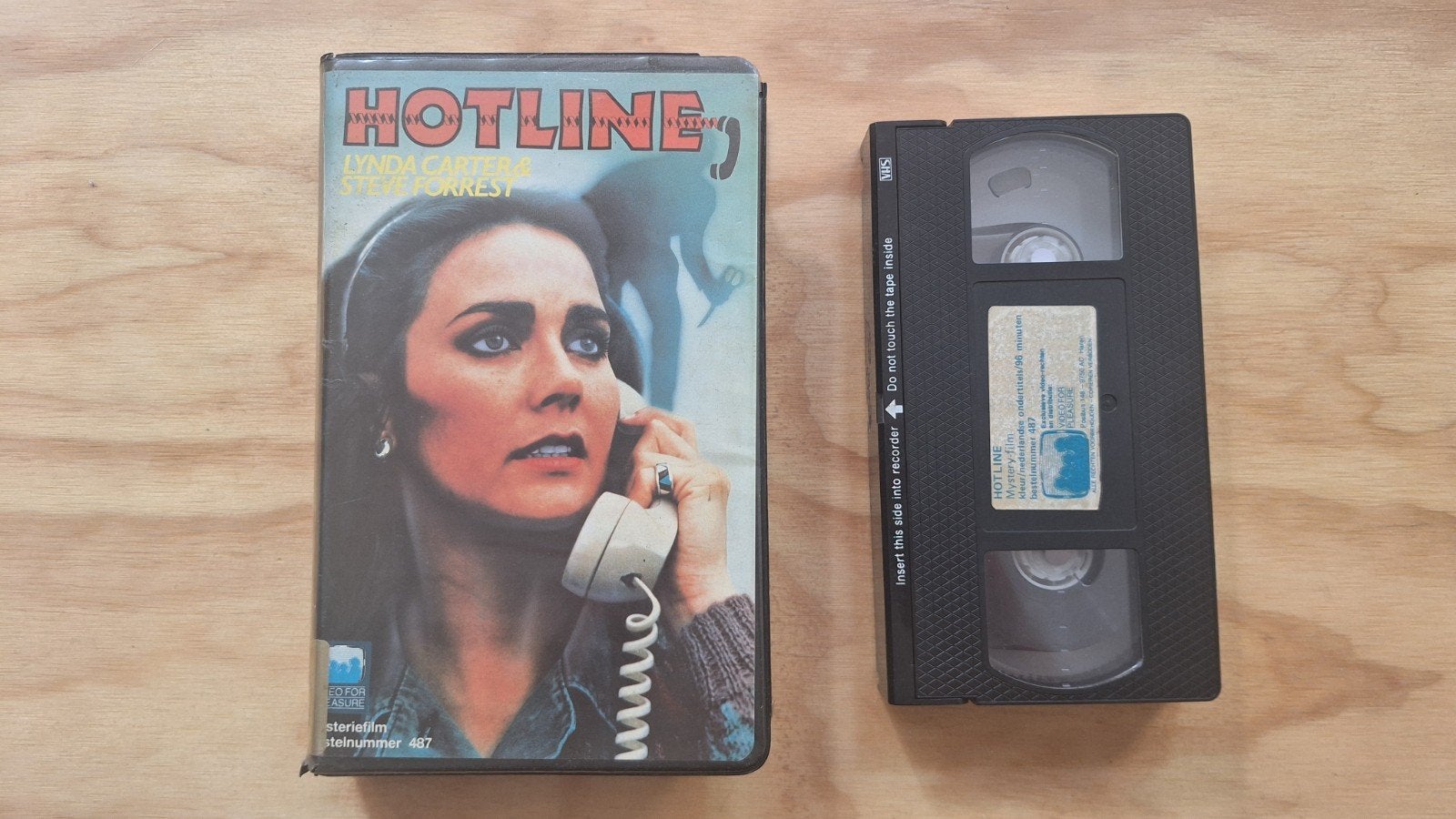 VHS Hotline 1982, Cd's en Dvd's, Ophalen of Verzenden, Gebruikt, Horror, VHS