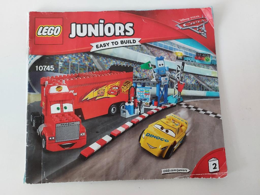 Lego Juniors 10745 Florida 500 Final Race Cars, Kinderen en Baby's, Speelgoed | Duplo en Lego, Compleet, Lego, Ophalen of Verzenden