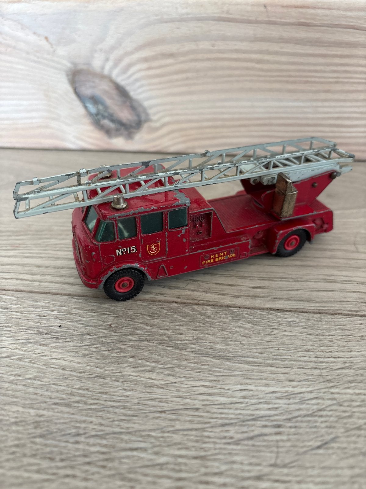 Matchbox King Size nr. 15 Merryweather Fire Engine 1964, Ophalen of Verzenden, Gebruikt