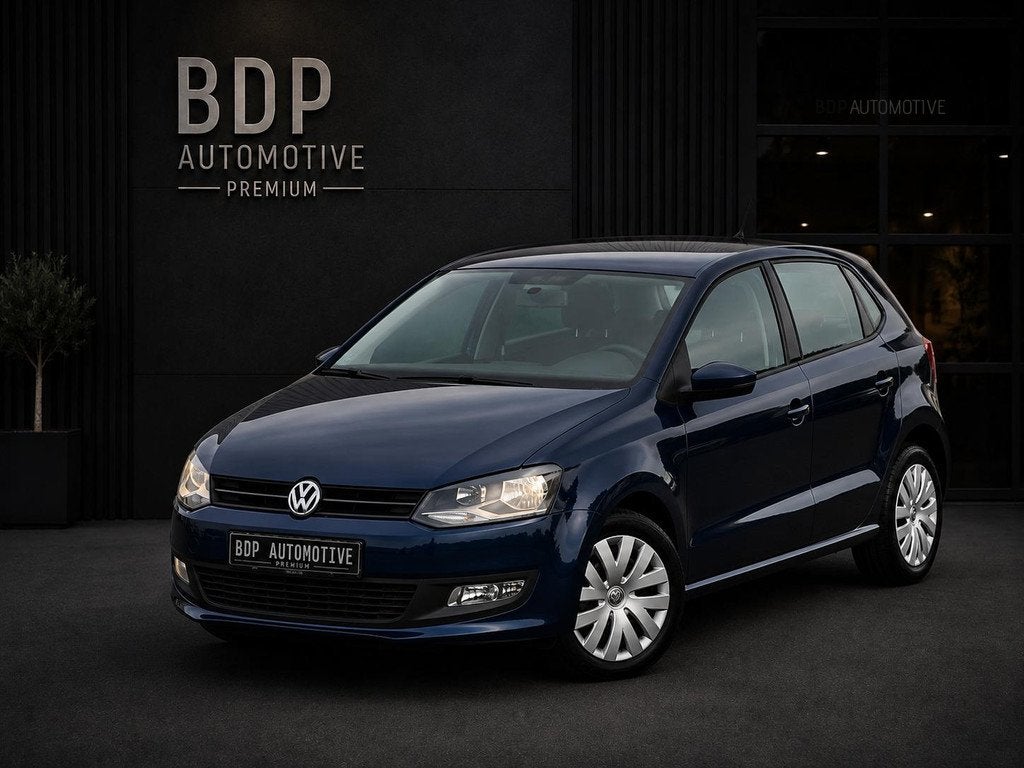 Volkswagen Polo 1.6 TDI BlueMotion Comfortline Cruise | Lage, Auto's, Euro 5, Stof, Gebruikt, Zwart