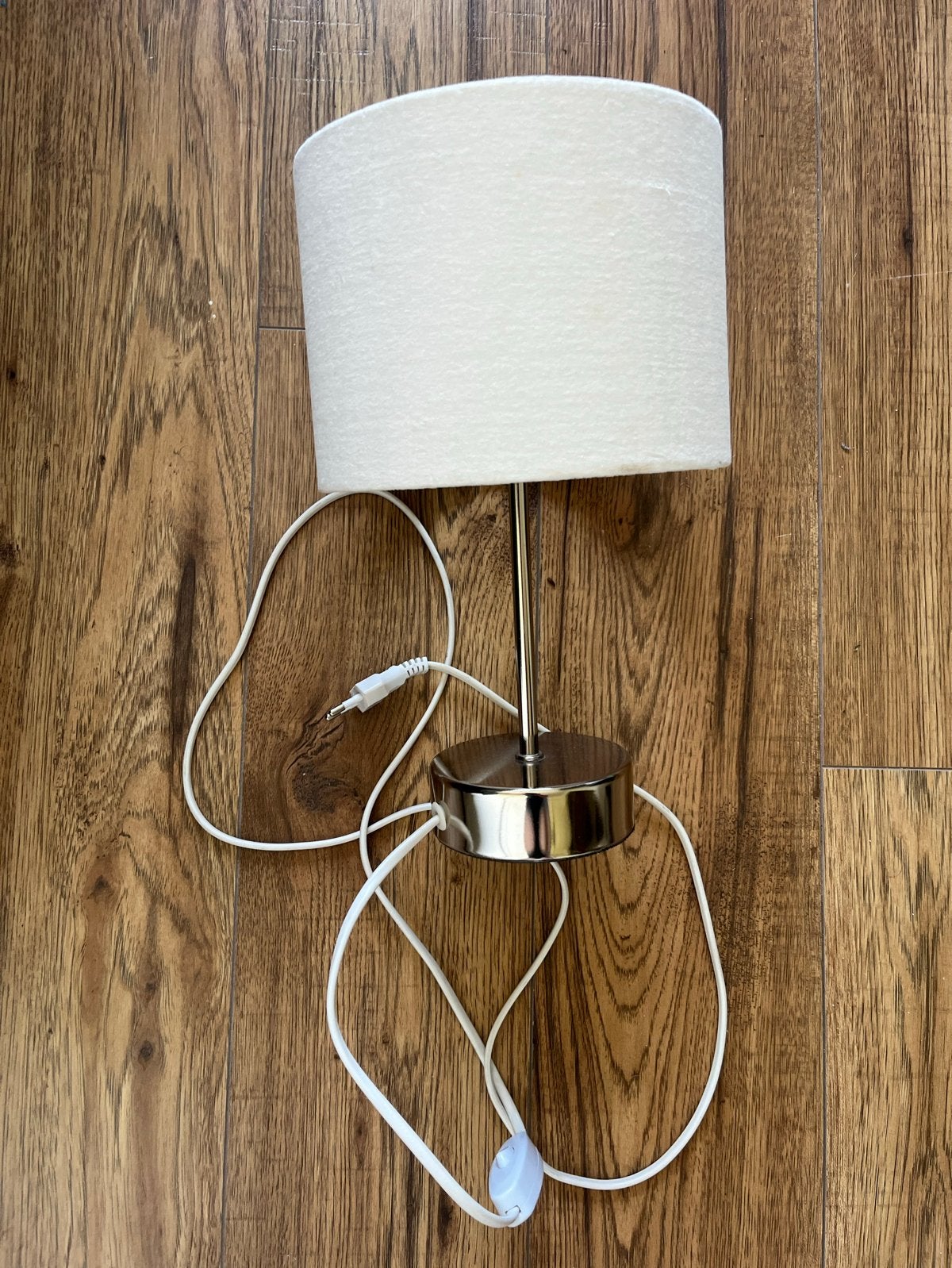 HEMA stalamp met stoffen kap, E14 fitting, Ophalen, Gebruikt, Stof, Minder dan 50 cm