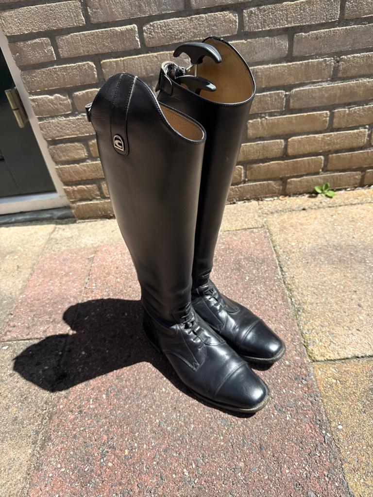 Luxe lederen paardrijlaarzen, Ophalen, Zo goed als nieuw, Dressuur, Schoeisel