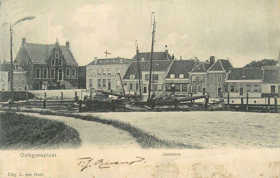 304-067-035 Ooltgensplaat Aankomst, Verzamelen, Verzenden, Voor 1920, Zuid-Holland
