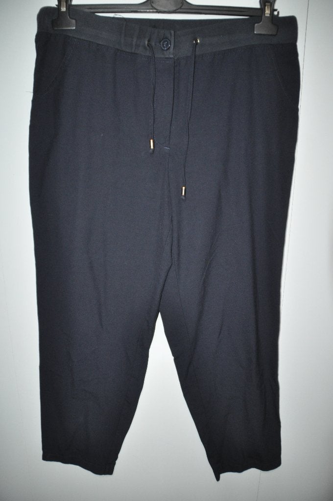 H11H Ulla popken broek blauw maat 44 stretch, Ophalen of Verzenden, Zo goed als nieuw, Blauw, Broek of Spijkerbroek