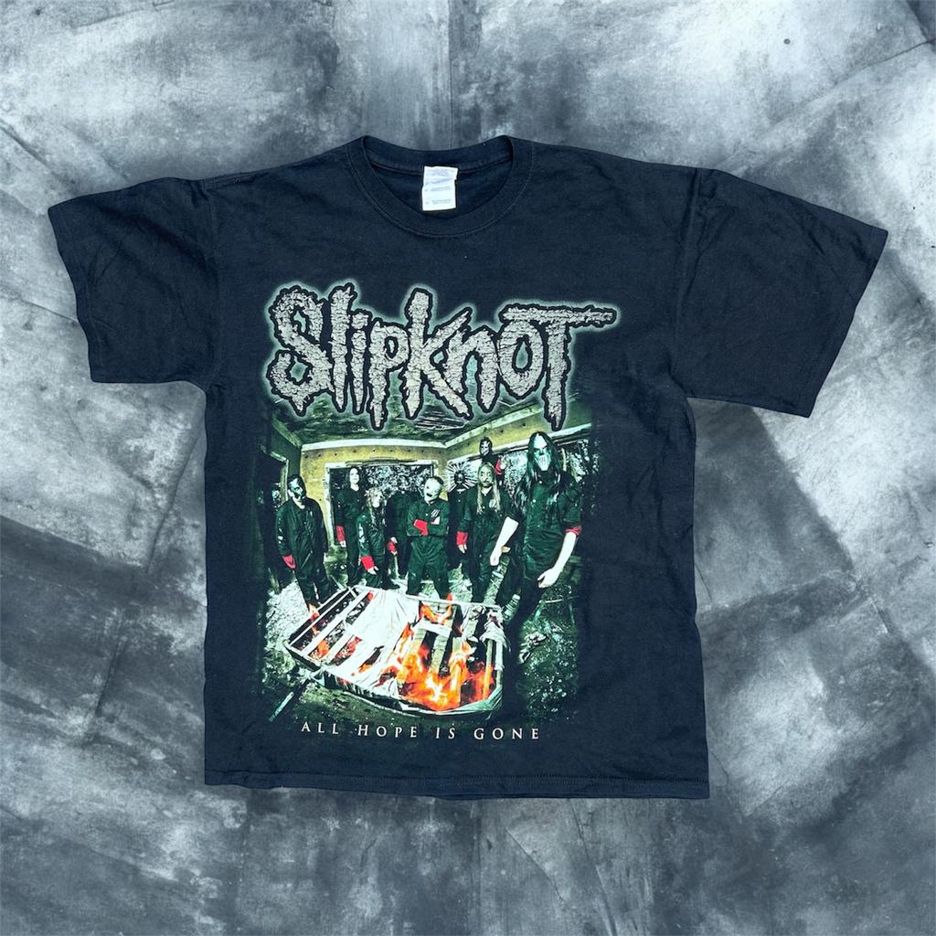 Slipknot Vintage Shirt All Hope Is Gone 2008 Korn Metallica, Ophalen of Verzenden, Zo goed als nieuw, Kleding