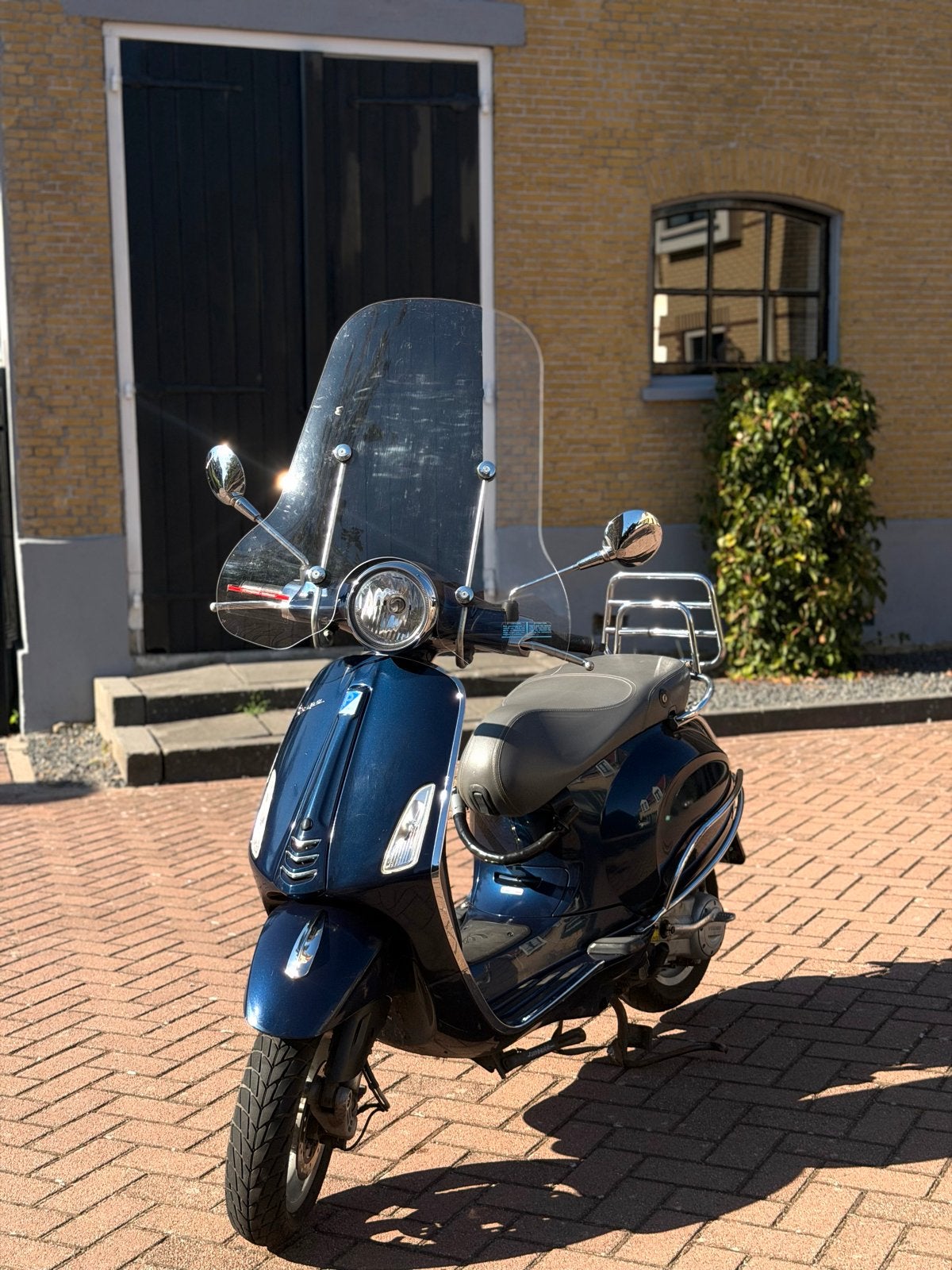 Vespa Primavera 2016 – Blauw kenteken (19.862 km), Fietsen en Brommers, Scooters | Vespa, Ophalen, Overige modellen, Maximaal 45 km/u
