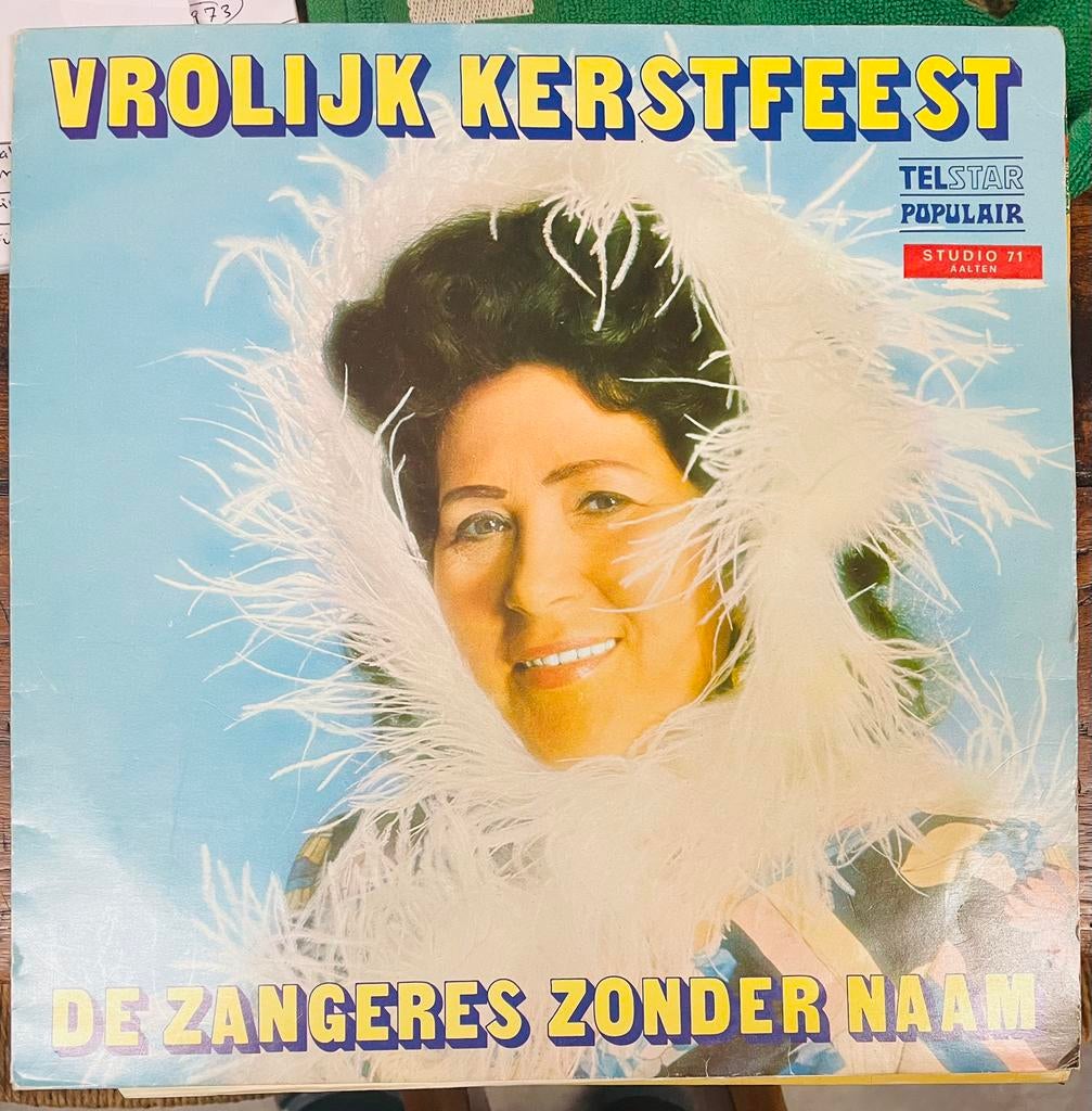 Vrolijk Kerstfeest Zangers Zonder Naam op Telstar zeldzaam, Cd's en Dvd's, Vinyl | Nederlandstalig, Gebruikt, Originele persing