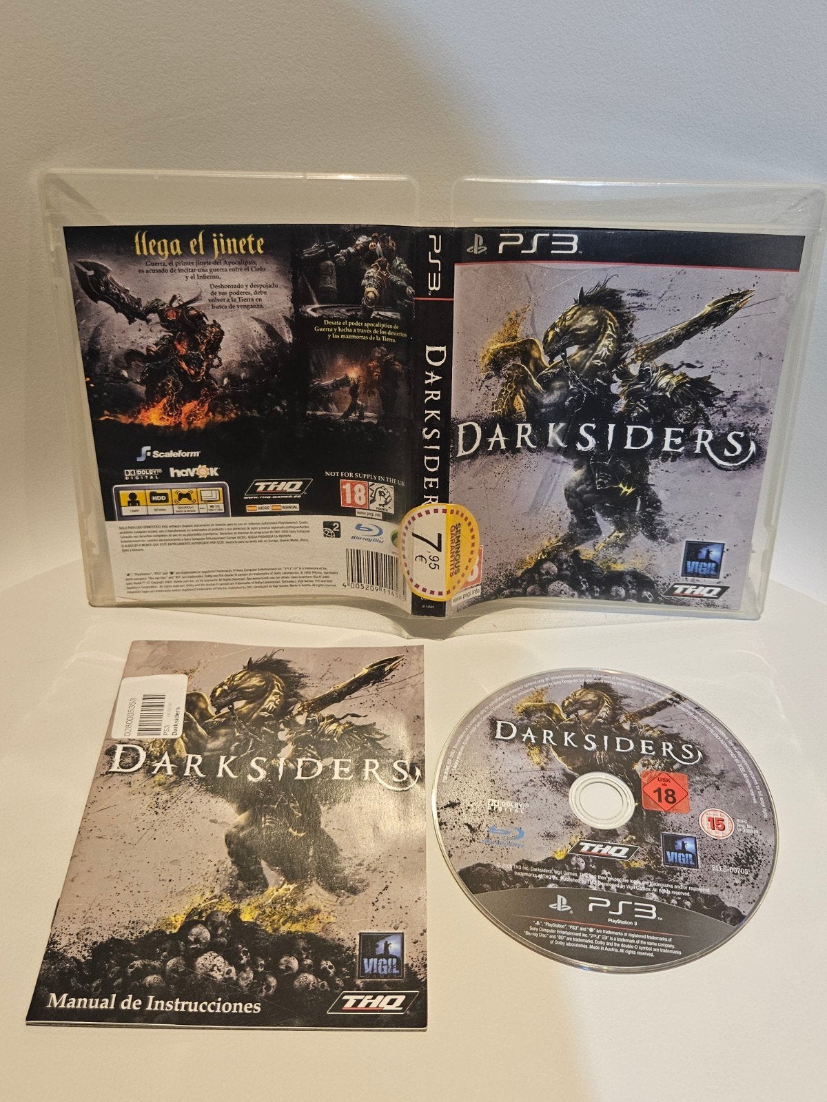 Darksiders PS3, Avontuur en Actie, 1 speler, Ophalen of Verzenden, Zo goed als nieuw