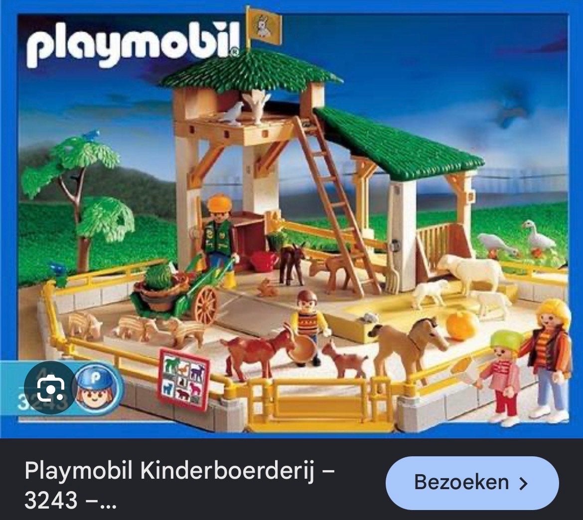 Playmobil Kinderboerderij en Ponywagen - Complete Set, Gebruikt, Complete set, Overige typen, Ophalen of Verzenden